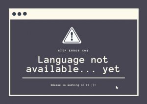 Language not available